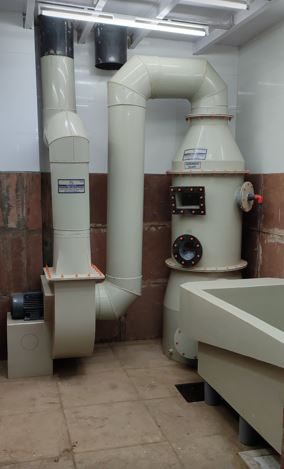 CHEMICAL FUME SCRUBBER SYSTEM